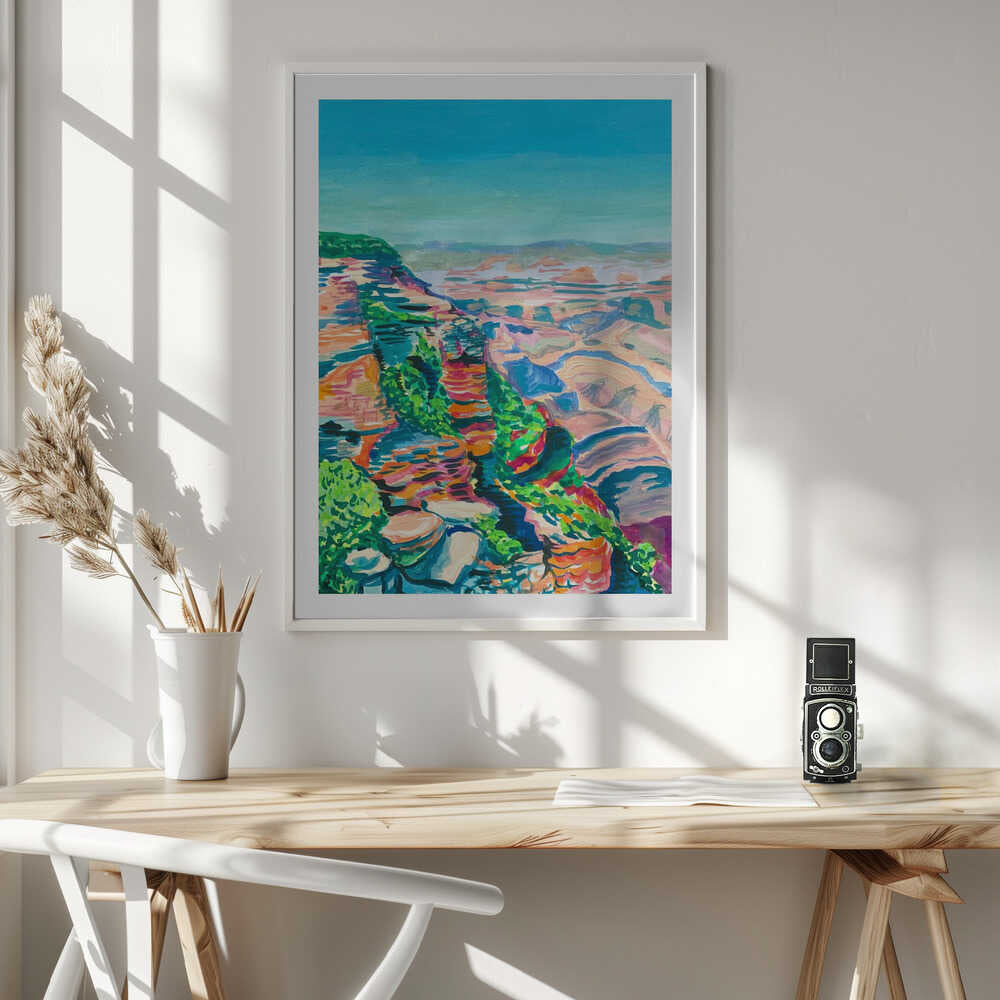 Vibrant Grand Canyon, arte de Pauline Wegman | Key and Sea Creative