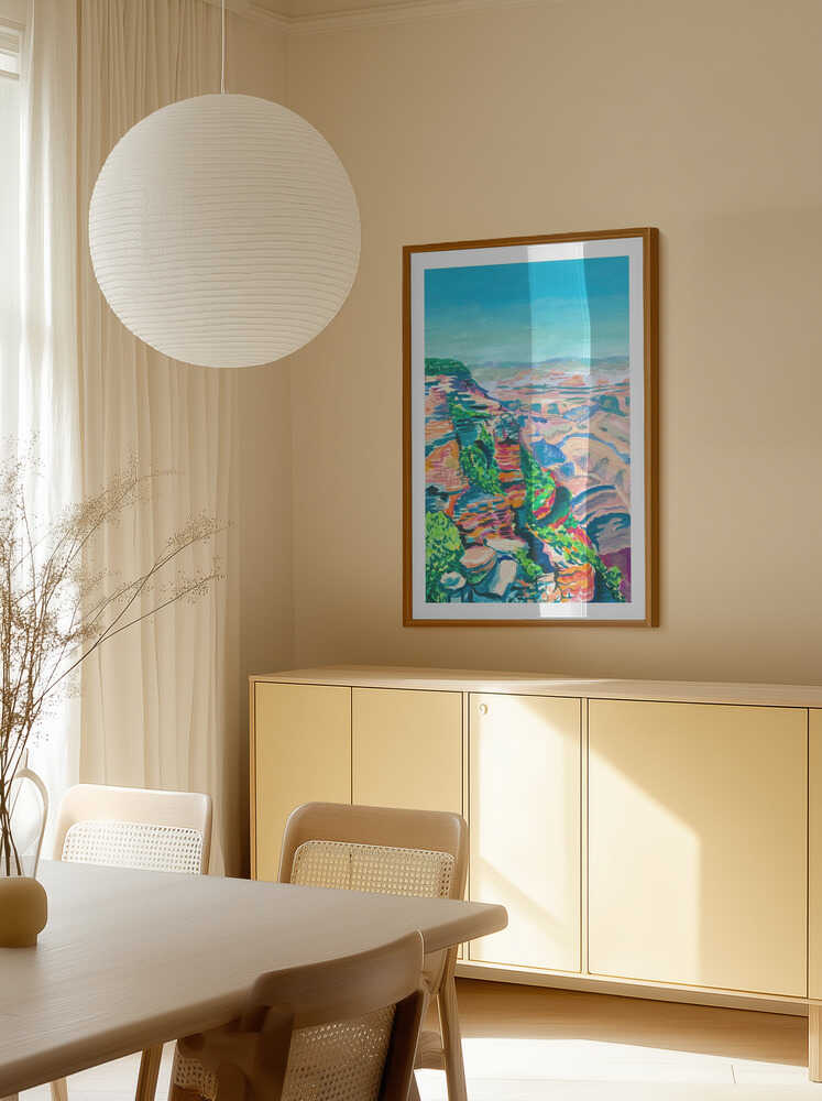 Vibrant Grand Canyon, arte de Pauline Wegman | Key and Sea Creative