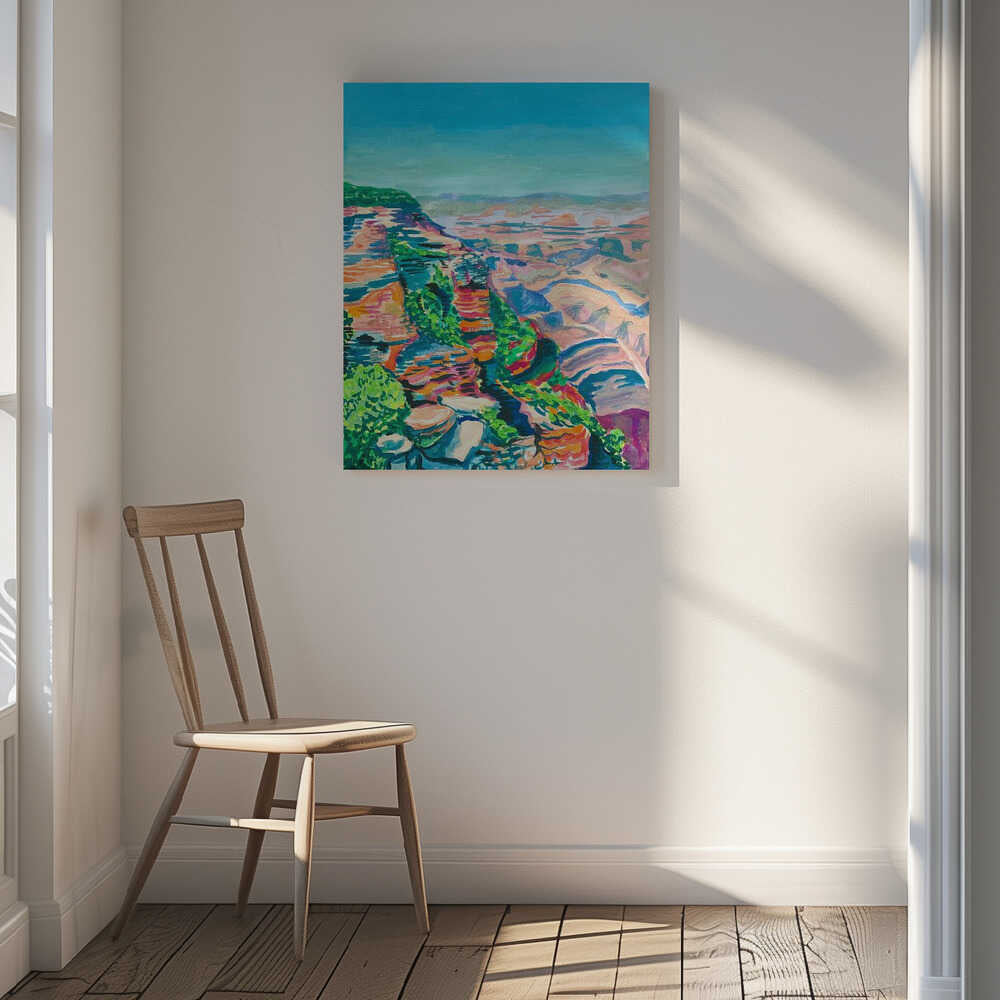 Vibrant Grand Canyon, arte de Pauline Wegman | Key and Sea Creative