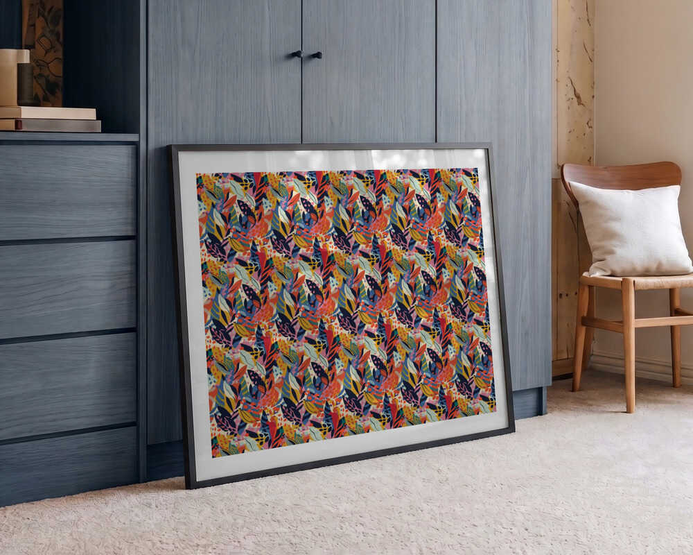 Vivid Jungle Tapestry, arte de Treechild