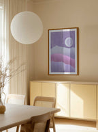 Purple Mountain Moon, arte de Fadil Roze