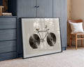 Vintage Vinyl Bicycle, arte de Florent Bodart