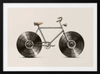 Vintage Vinyl Bicycle, arte de Florent Bodart