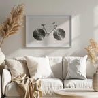 Vintage Vinyl Bicycle, arte de Florent Bodart