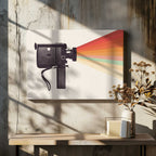 Retro Camera Rainbow Light, arte de Florent Bodart