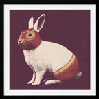 Lucha Libre Rabbit, arte de Florent Bodart
