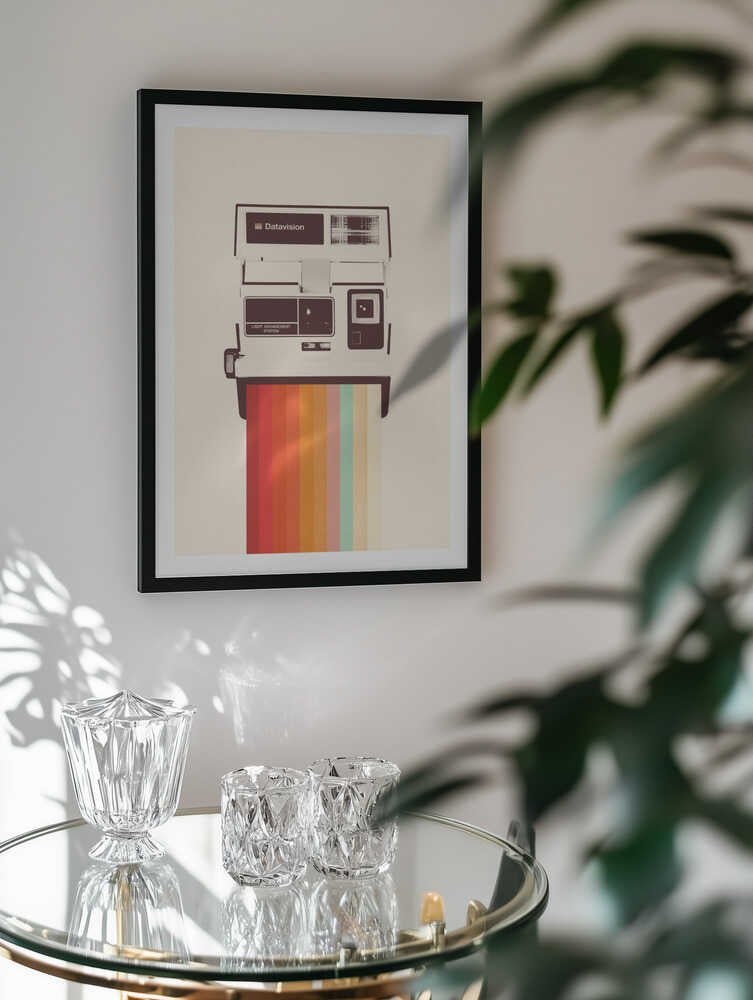 Retro Instant Rainbow, arte de Florent Bodart