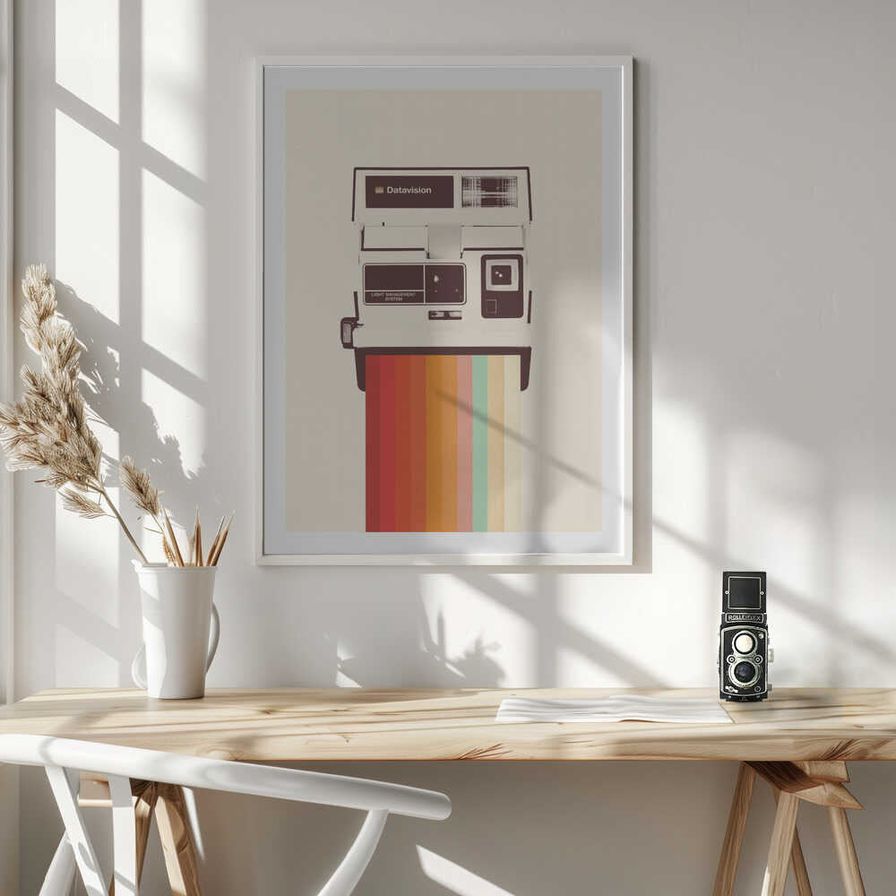 Retro Instant Rainbow, arte de Florent Bodart