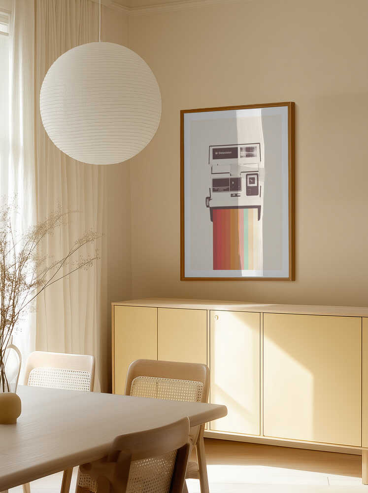 Retro Instant Rainbow, arte de Florent Bodart