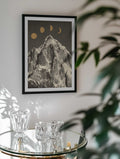 Golden Moon Mountain, arte de Florent Bodart