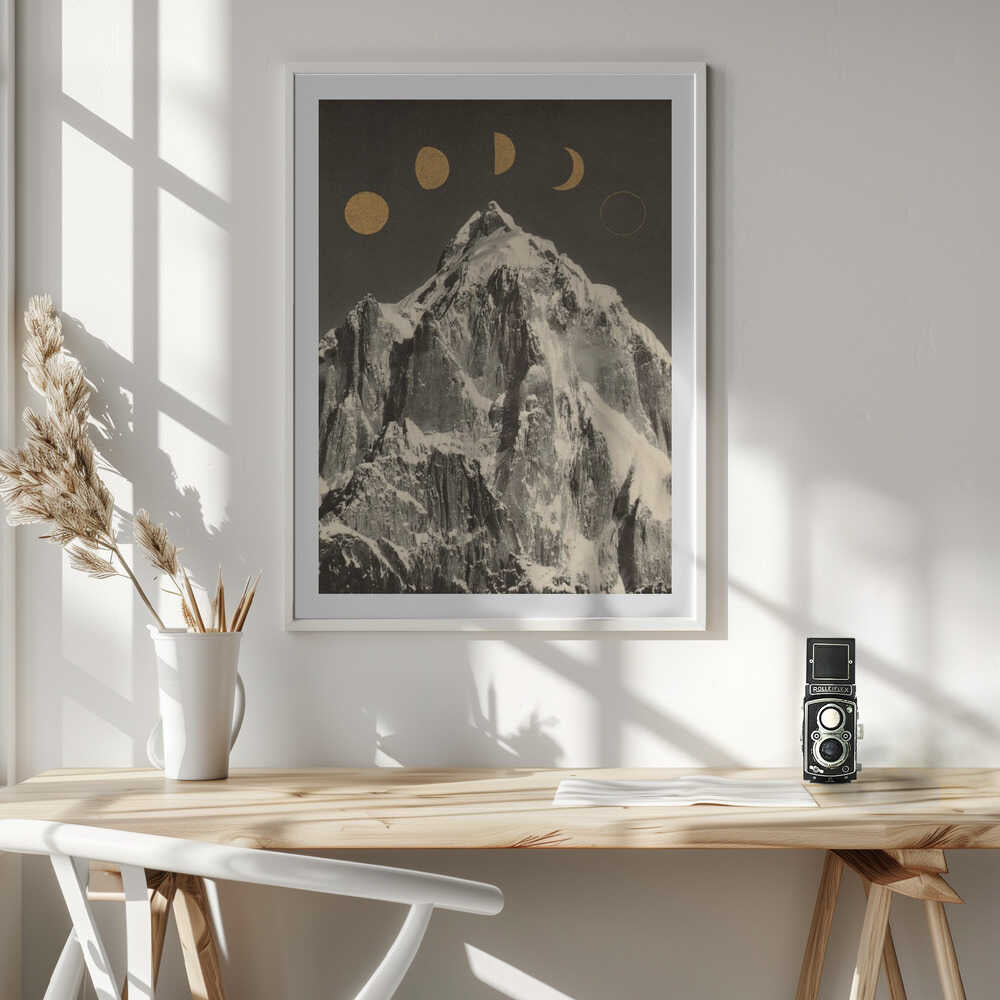 Golden Moon Mountain, arte de Florent Bodart