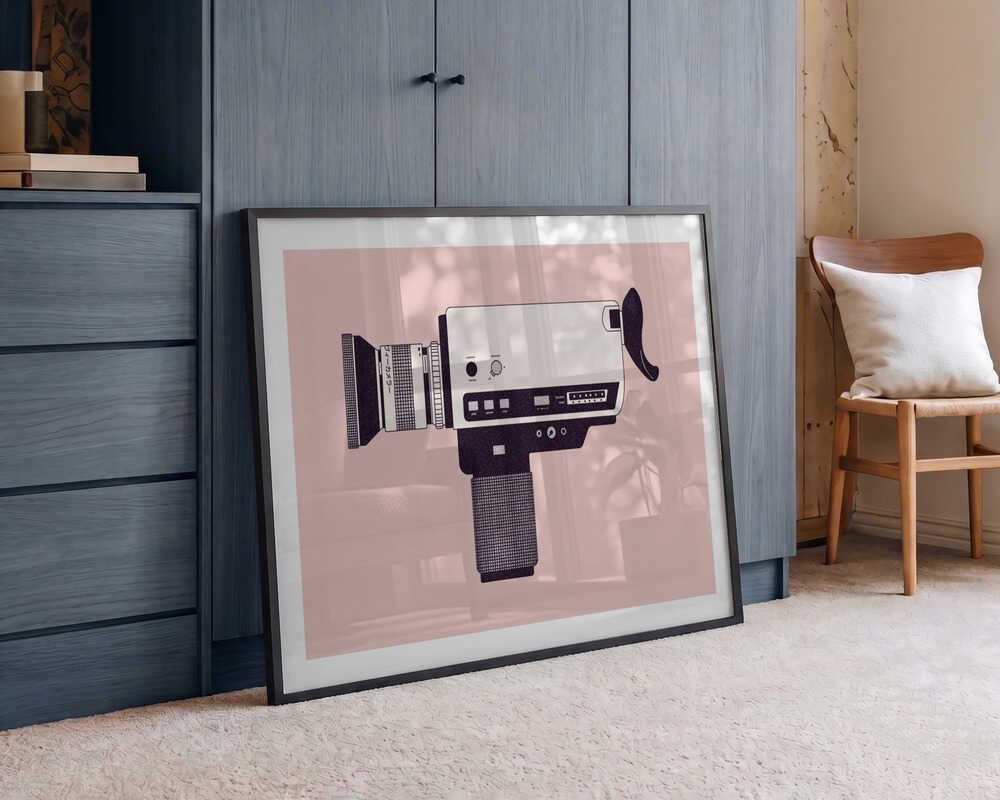 Vintage Film Camera, arte de Florent Bodart