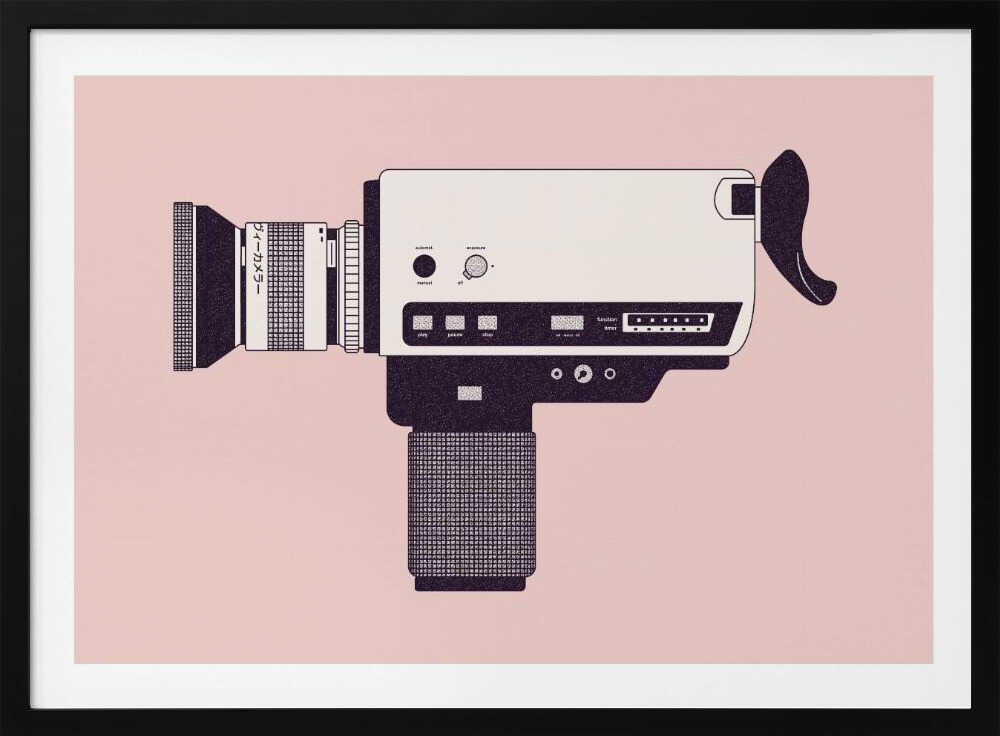 Vintage Film Camera, arte de Florent Bodart