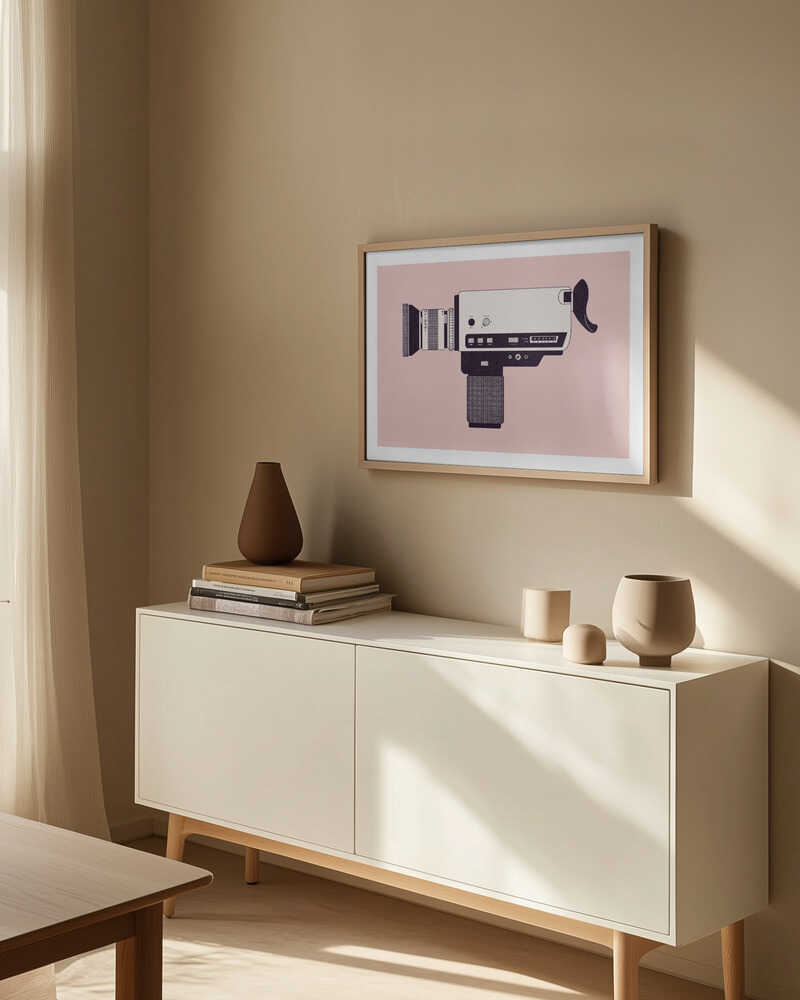 Vintage Film Camera, arte de Florent Bodart