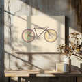 Colorful Retro Bike, arte de Florent Bodart