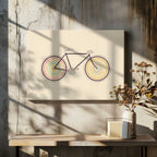Colorful Retro Bike, arte de Florent Bodart