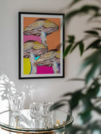 Psychedelic Fungi Pop Art, arte de Alice Straker