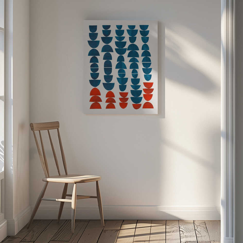 Colorful Curved Shapes, arte de Ejaaz Haniff