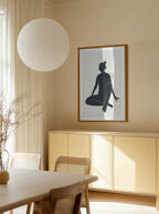 Serene Woman Silhouette, arte de jay stanley