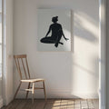 Serene Woman Silhouette, arte de jay stanley