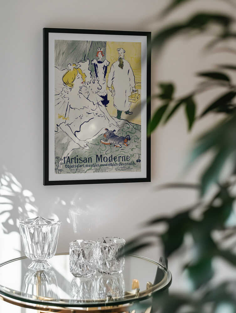 L'artisan Moderne (1896), arte de TOULOUSE LAUTREC
