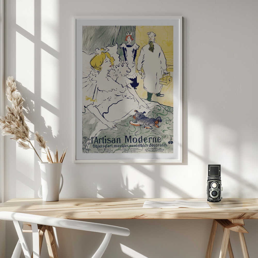L'artisan Moderne (1896), arte de TOULOUSE LAUTREC