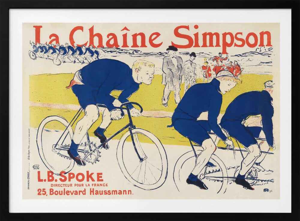 The Simpson Chain (1896), arte de TOULOUSE LAUTREC