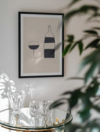 Minimalist Wine Still Life, arte de Ivy Green Illustrations