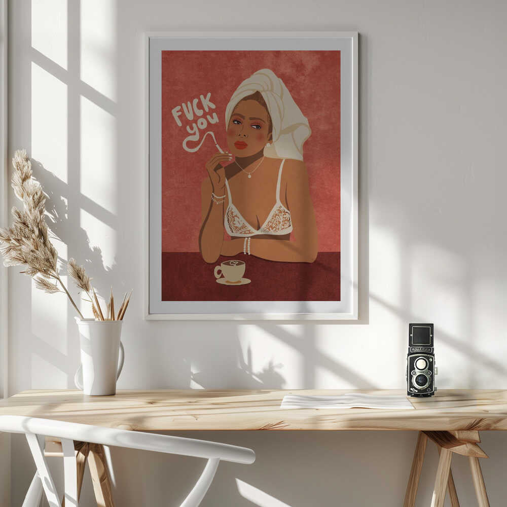 Fuck you, arte de Raissa Oltmanns