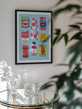 Retro Kitchen Food, arte de Studio Mandariini