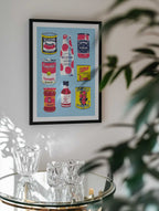 Retro Kitchen Food, arte de Studio Mandariini