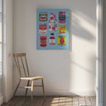Retro Kitchen Food, arte de Studio Mandariini