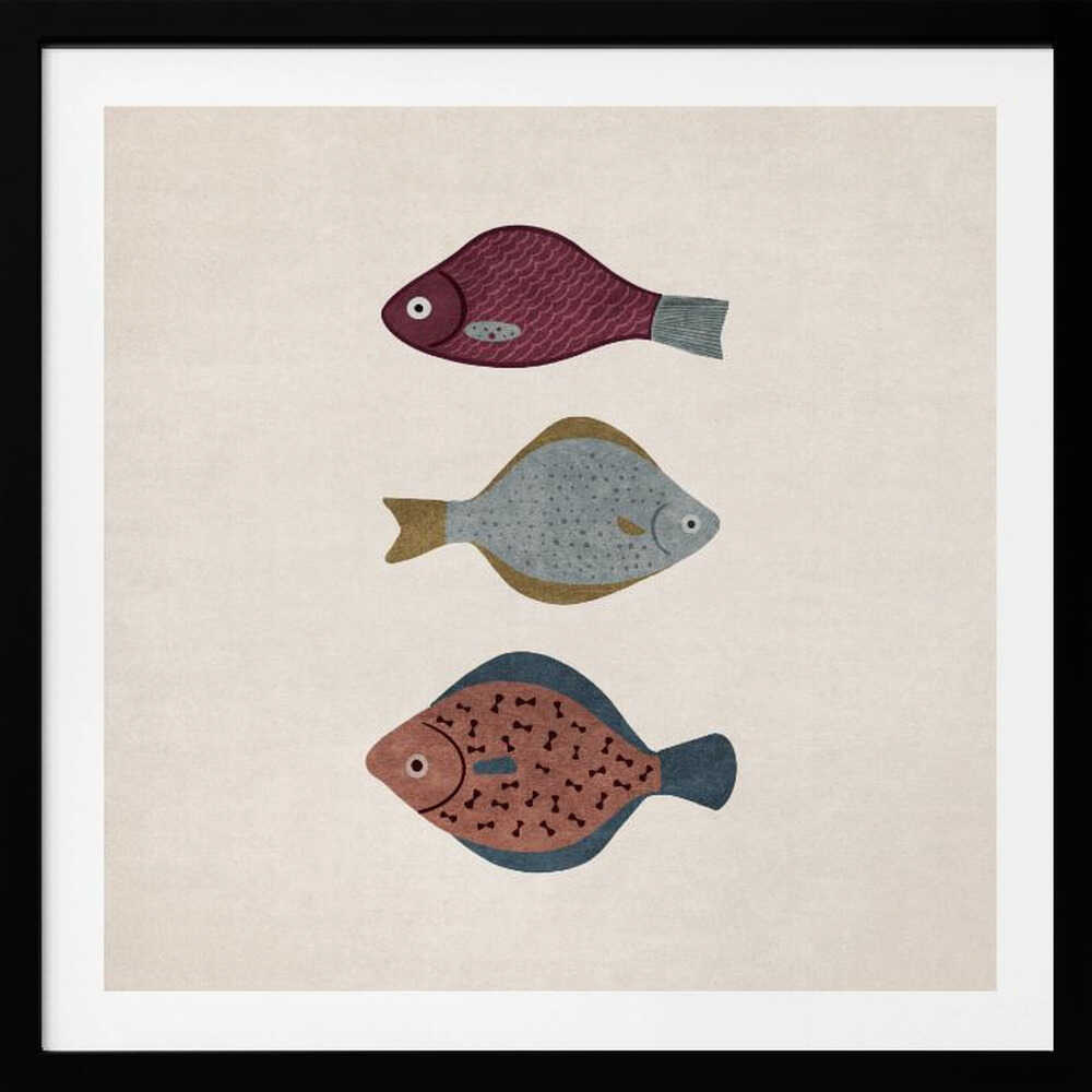 Trio of Fish Forms