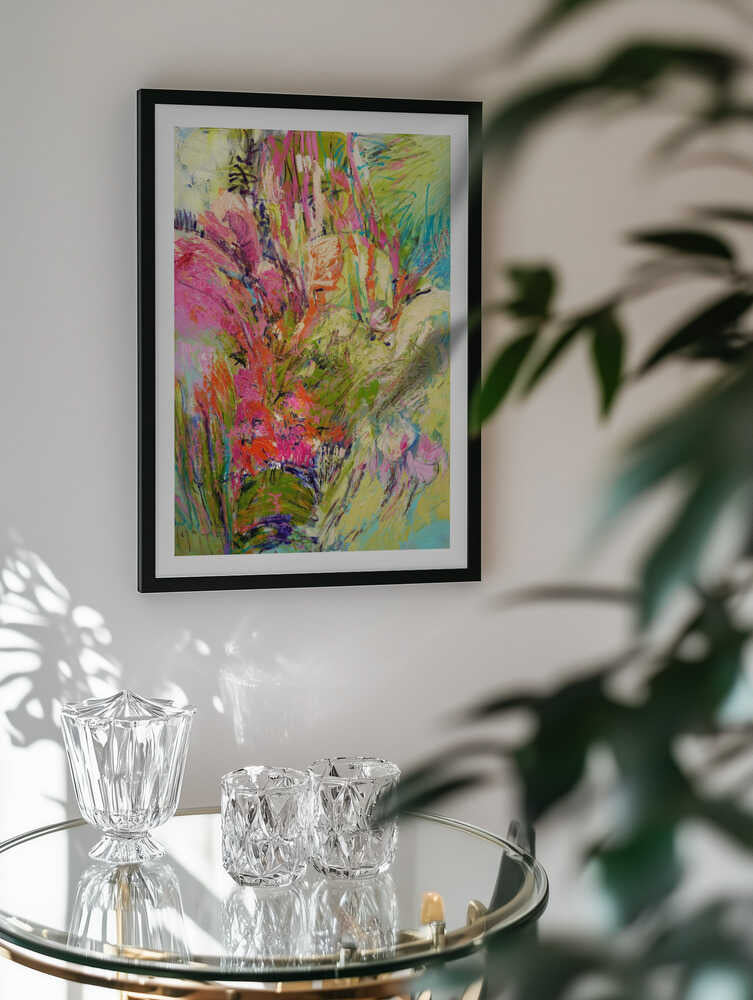 Expressionist Colorful Abstract, arte de Dorothy Fagan