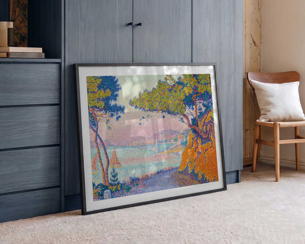 Golfe Juan 1896, arte de Paul Signac