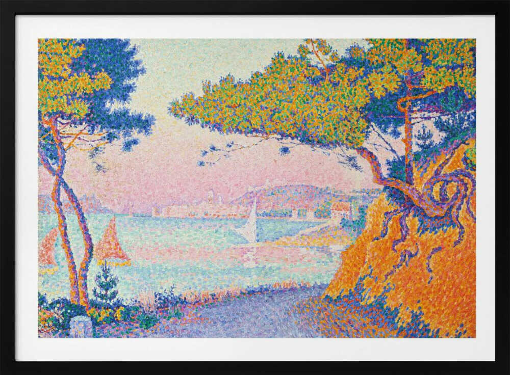 Golfe Juan 1896, arte de Paul Signac