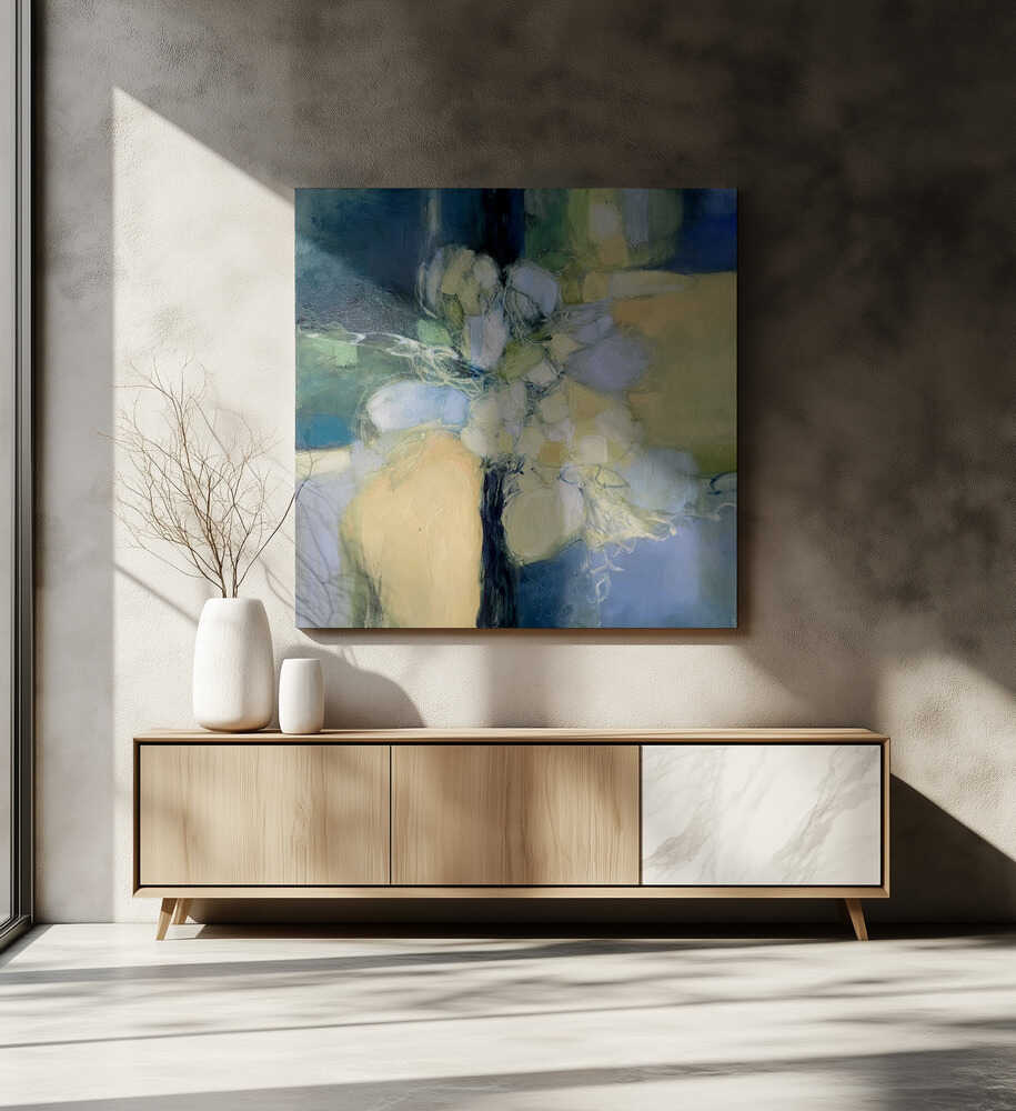 Serene Floral Abstract, arte de Julia Purinton