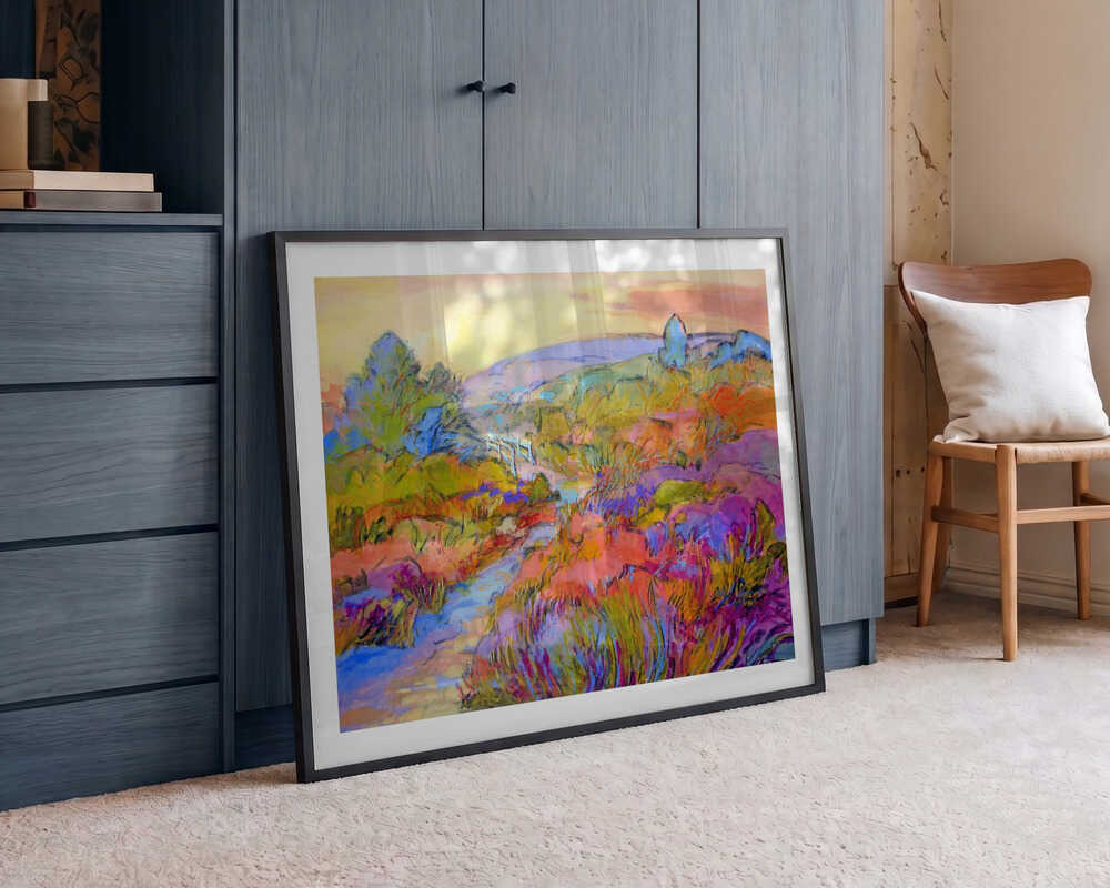 Vibrant Meadow Path, arte de Dorothy Fagan