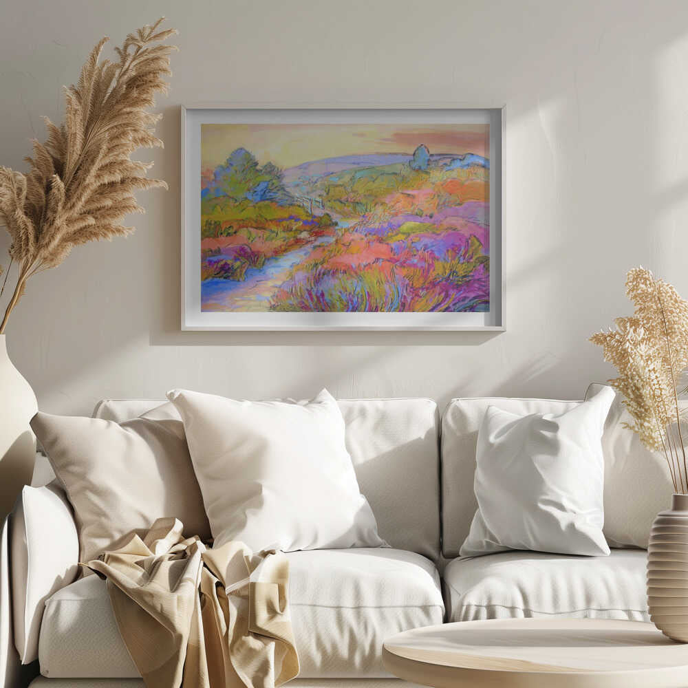 Vibrant Meadow Path, arte de Dorothy Fagan