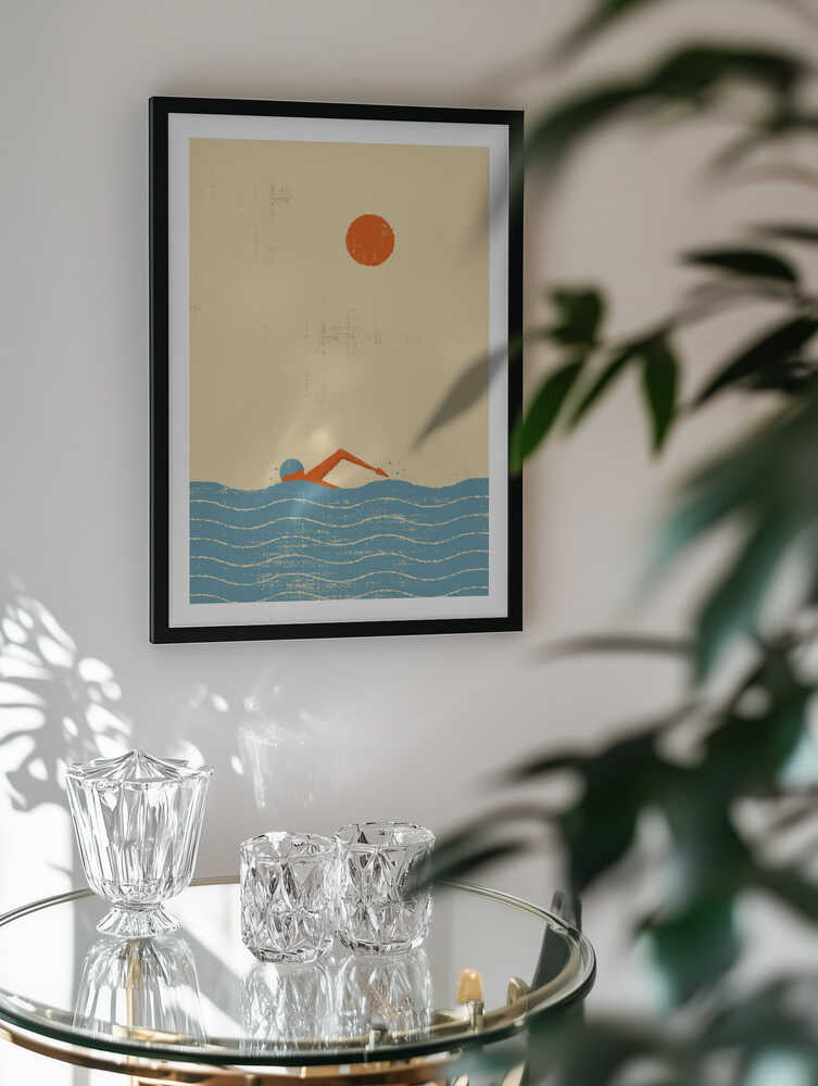 Summer Ocean Swim, arte de The Creating Mind