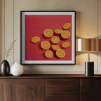 Sunny Orange Halves, arte de Julia Ramiro