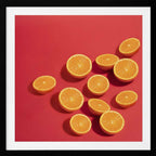 Sunny Orange Halves, arte de Julia Ramiro
