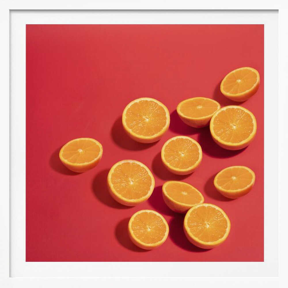 Sunny Orange Halves, arte de Julia Ramiro