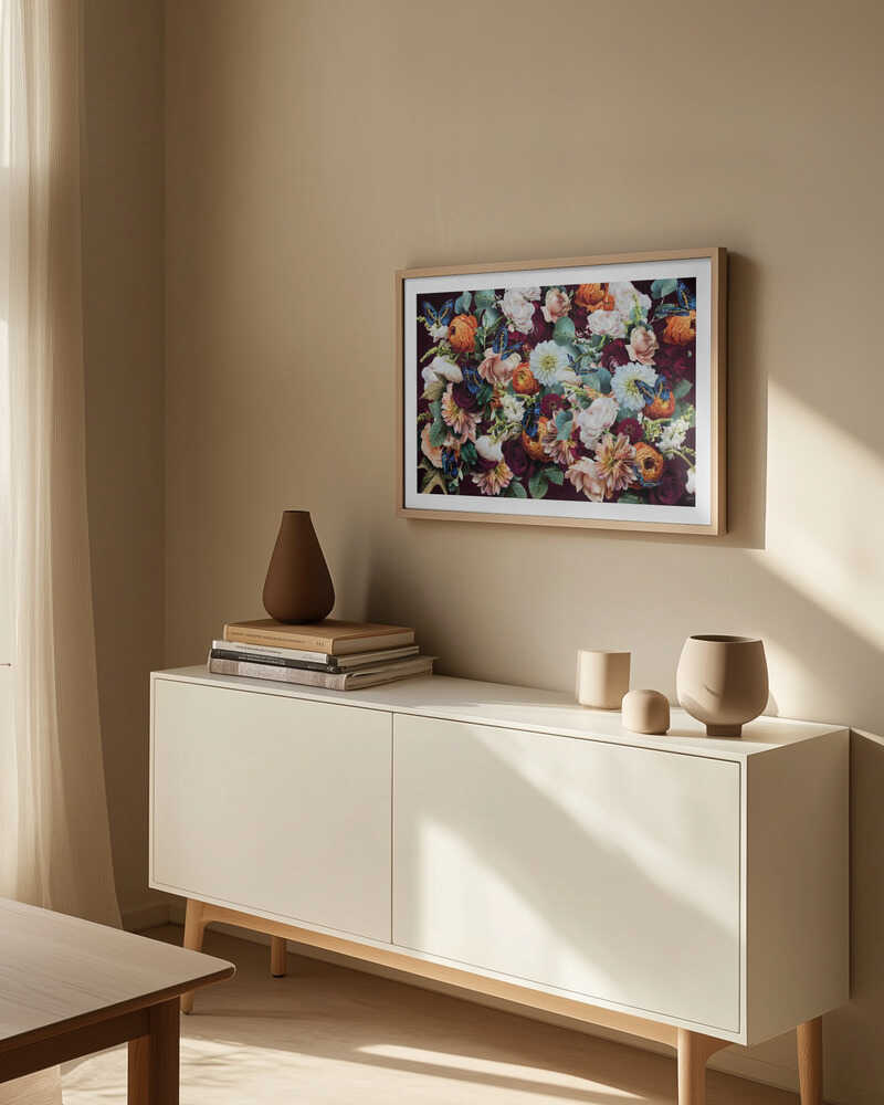 Lush Floral Butterflies, arte de Sue Skellern