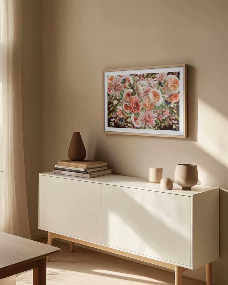 Lush Floral Garden, arte de Sue Skellern