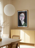 Mysterious Woman In Green, arte de Sharyn Bursic