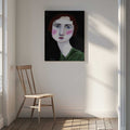 Mysterious Woman In Green, arte de Sharyn Bursic