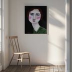 Mysterious Woman In Green, arte de Sharyn Bursic