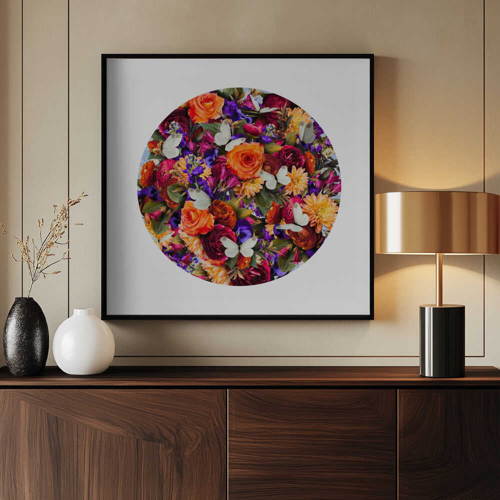Vibrant Floral Butterflies, arte de Sue Skellern