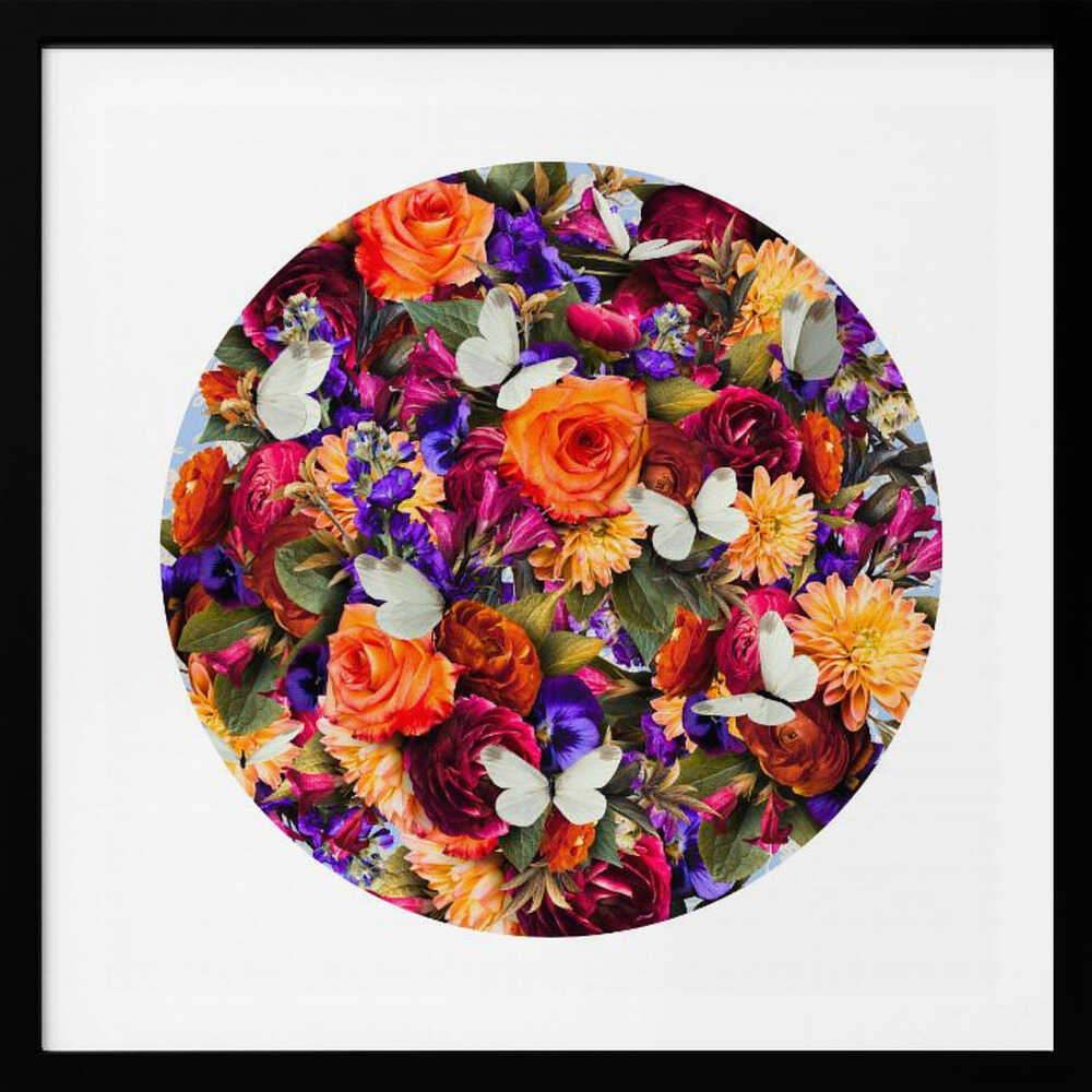 Vibrant Floral Butterflies, arte de Sue Skellern